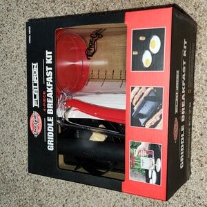 Char griller 4 piece griddle breakfast kit.